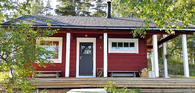 hirsisauna edestä